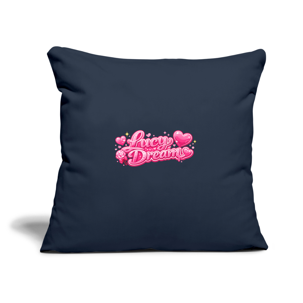 Lucy Dream Fan Kissenbezug (45x45 cm) - navy