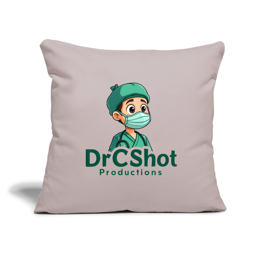 DrCShot Fan Kissenbezug (45x45 cm) - helles taupe - light taupe
