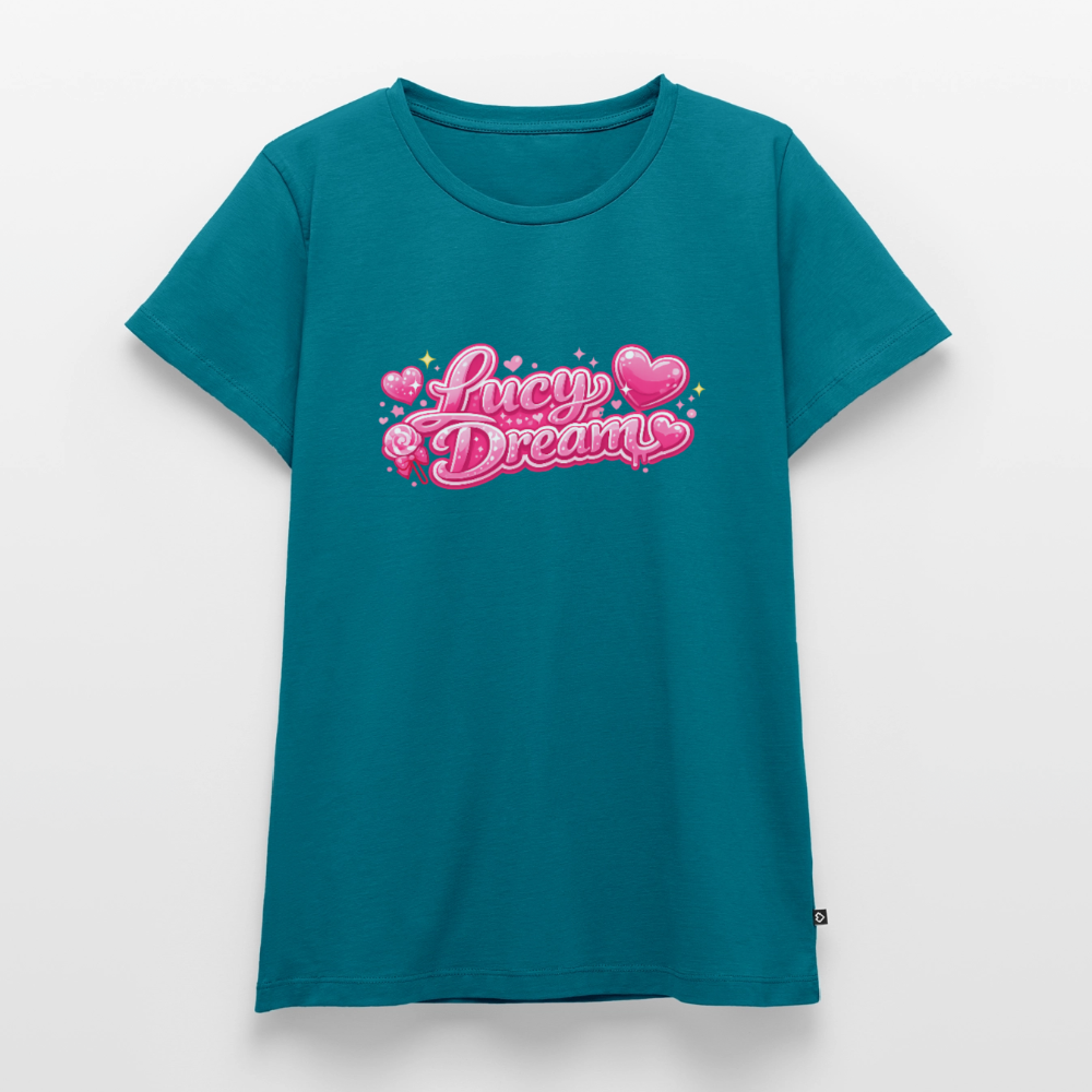 Lucy Dream Premium Fan T-Shirt (Frauen) - petrol - petrol