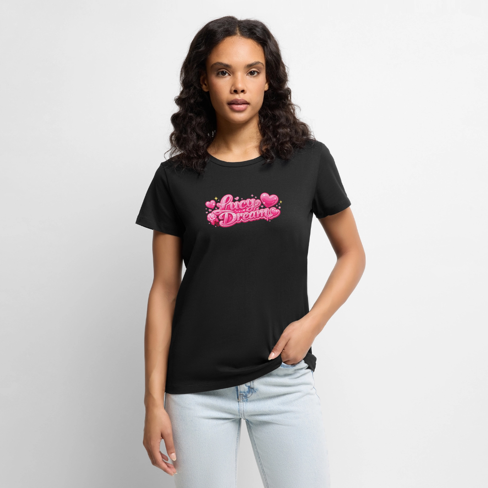 Lucy Dream Premium Fan T-Shirt für Damen - black