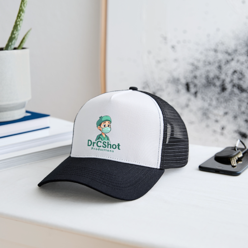 DrCShot Fan Trucker Cap - weiß/schwarz - white/black