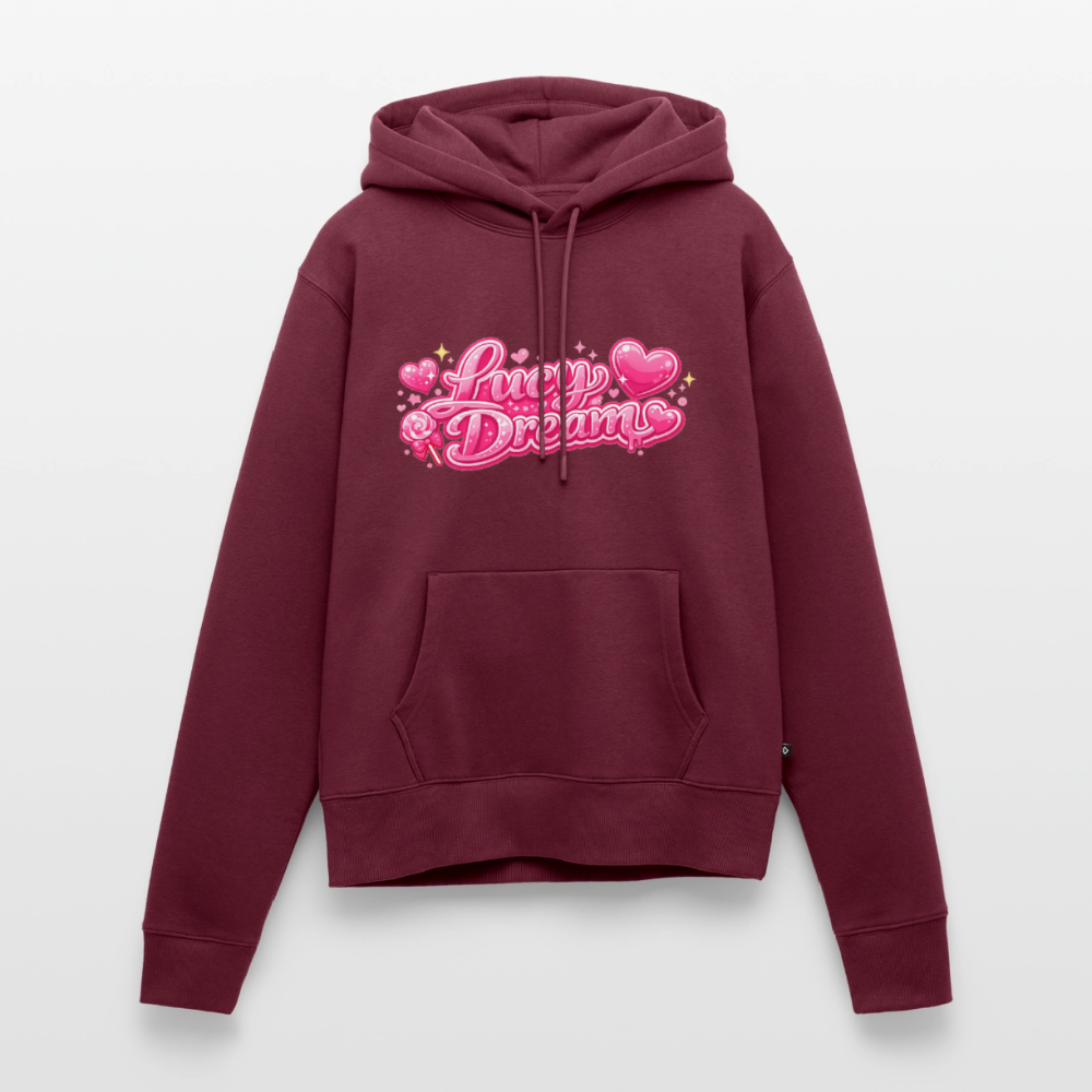 Lucy Dream Premium Fan Hoodie (Frauen) - burgunderrot - burgundy