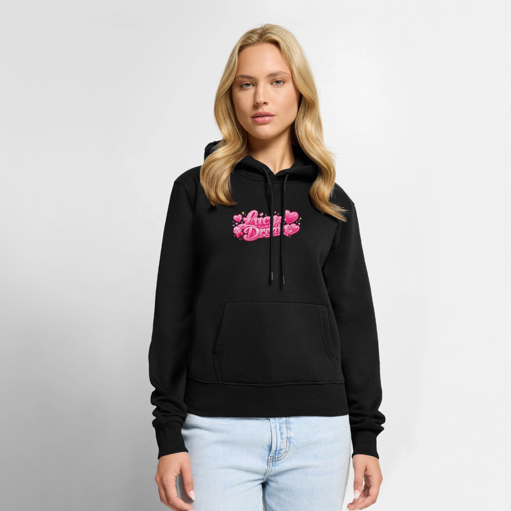 Lucy Dream Premium Fan Hoodie für Damen (Nachhaltig) - black