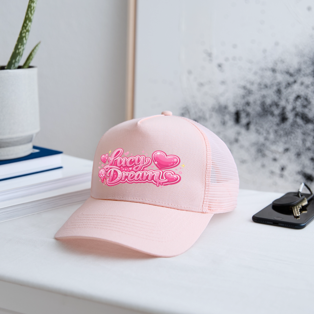 Lucy Dream Fan Trucker Cap - hellrosa - pale pink