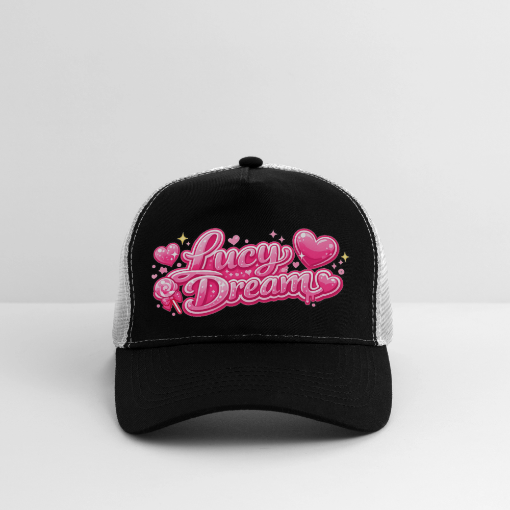 Lucy Dream Fan Trucker Cap - schwarz/steingrau - black/stone grey