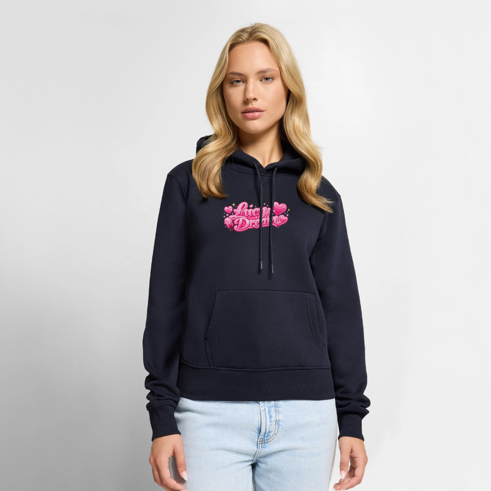 Lucy Dream Premium Fan Hoodie für Damen (Nachhaltig) - navy
