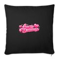 Sofa pillowcase 17,3'' x 17,3'' (45 x 45 cm) - black