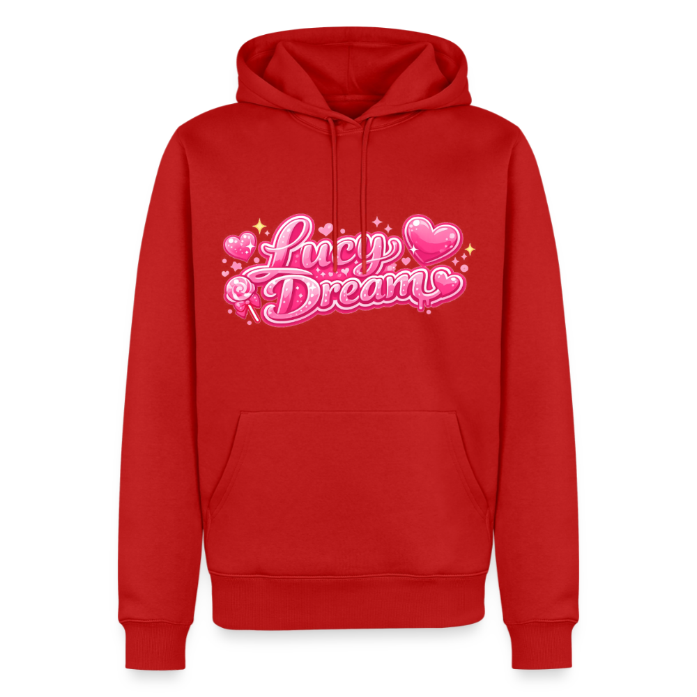Lucy Dream Premium Fan Hoodie (Männer) - rot - red