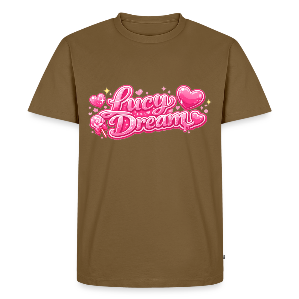 Lucy Dream Fan T-Shirt für Herren (Classic Fit) - nussbraun - nutshell