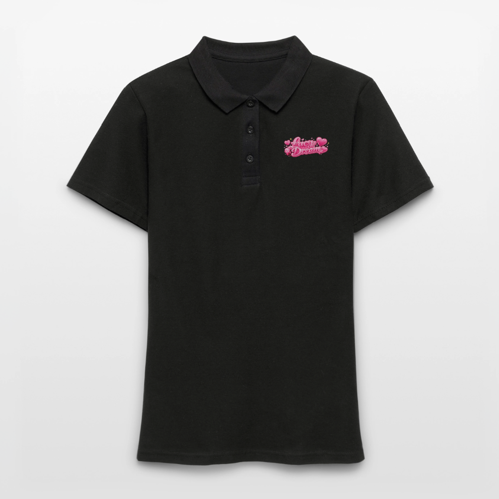 Lucy Dream Fan Polo-Shirt für Damen - black