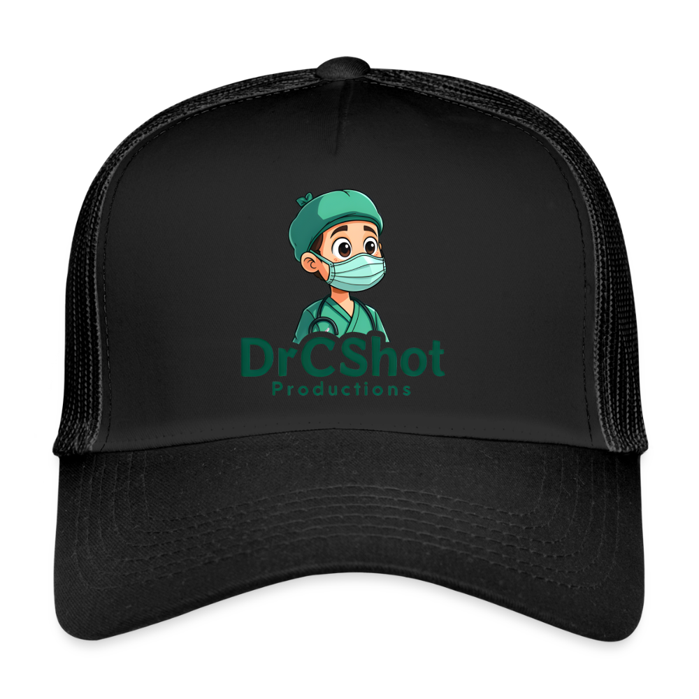 DrCShot Fan Trucker Cap - schwarz/schwarz - black/black