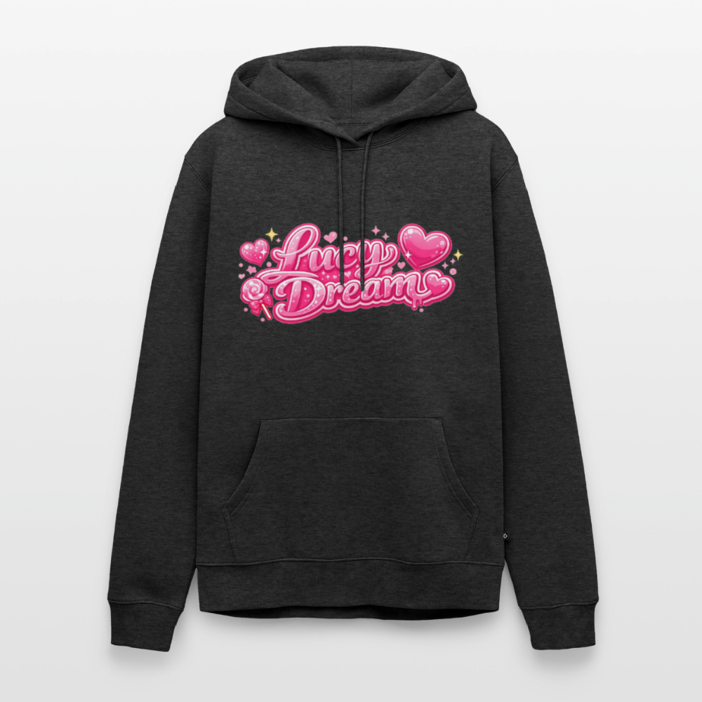 Lucy Dream Premium Fan Hoodie (Männer) - anthrazit meliert - heather anthracite