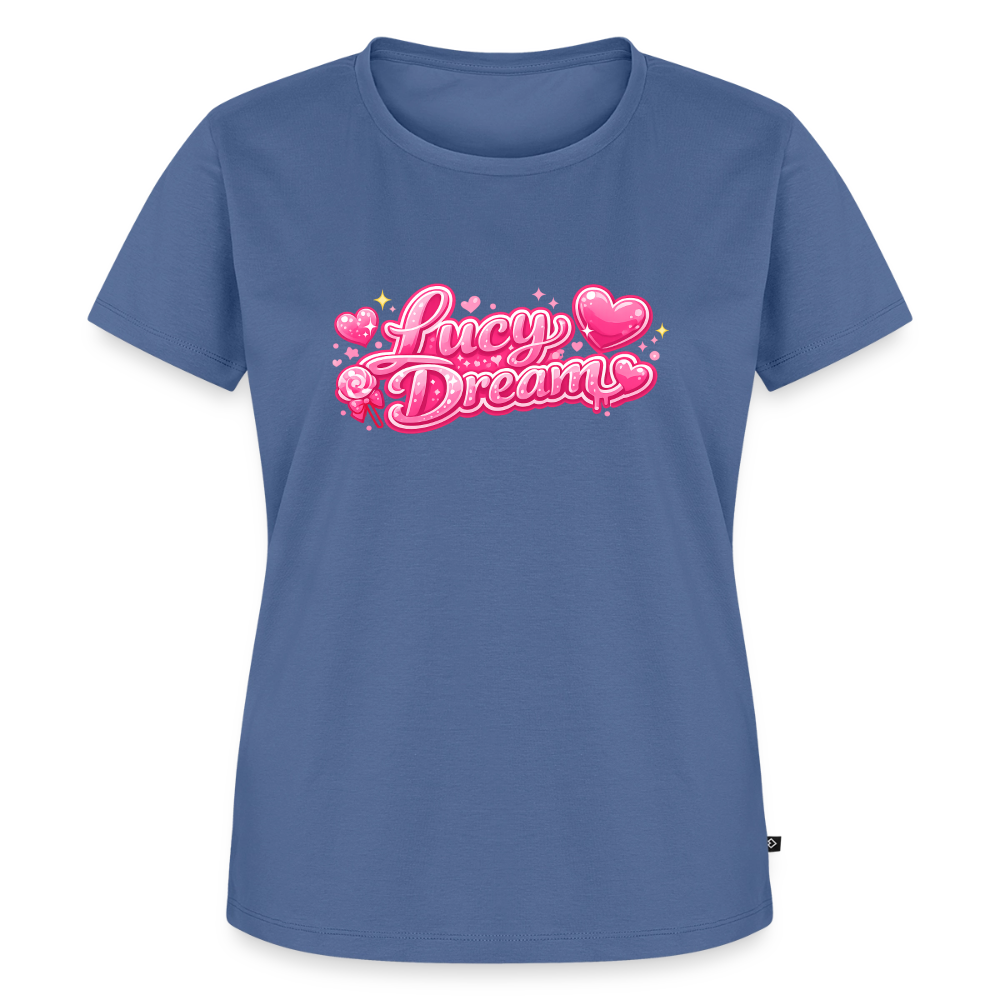 Lucy Dream Premium Fan T-Shirt für Damen - stone blue