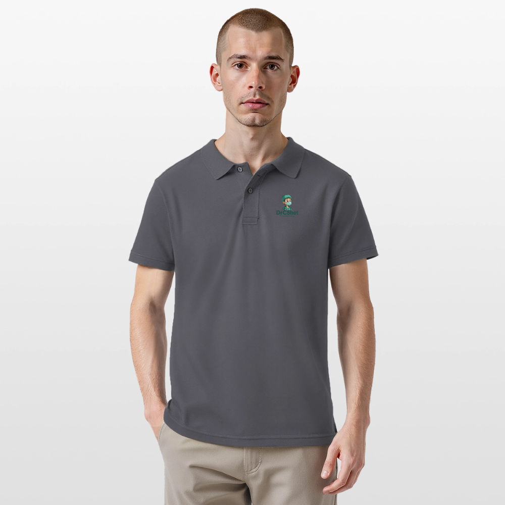 DrCShot Fan Polo-Shirt (Männer) - anthrazit - charcoal grey