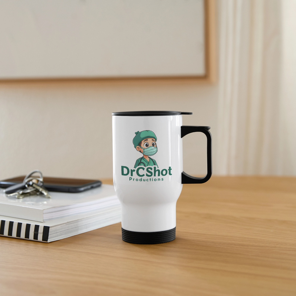 DrCShot - Fan Thermobecher - weiß - white