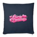 Lucy Dream Fan Kissenbezug (45x45 cm) - navy - navy