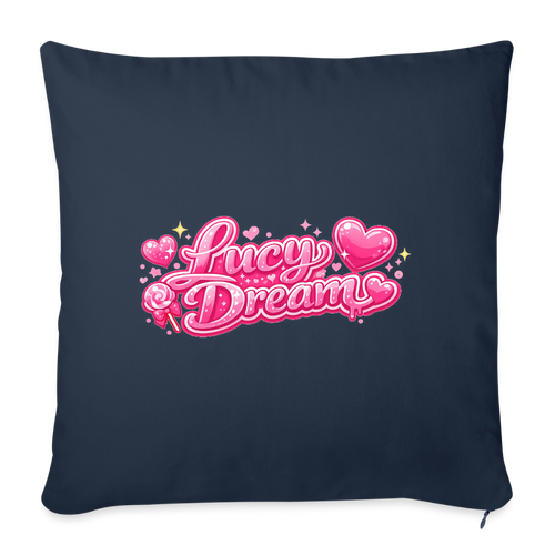 Lucy Dream Fan Kissenbezug (45x45 cm) - navy - navy
