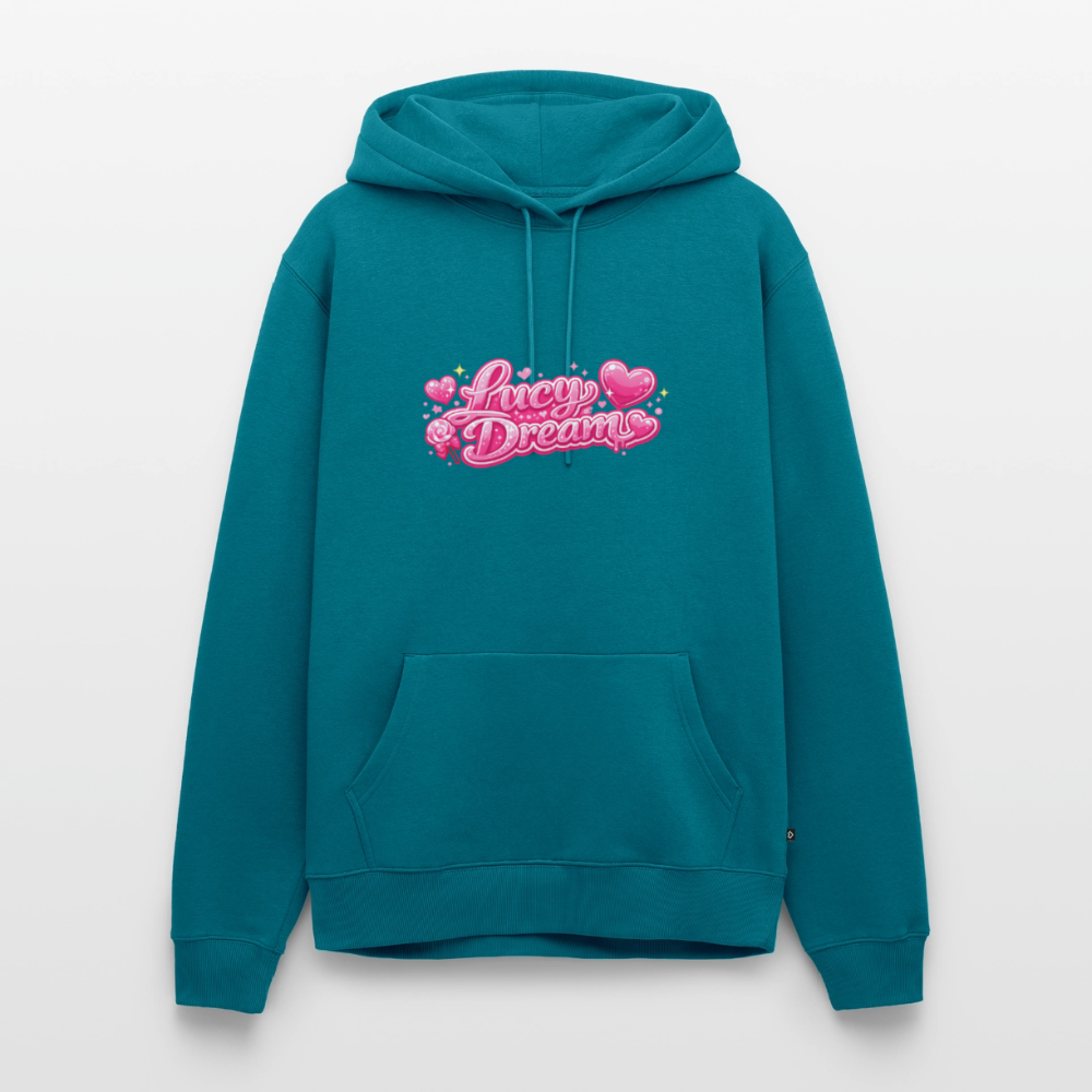 Lucy Dream Premium Fan Hoodie für Herren - petrol