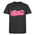 Lucy Dream Fan T-Shirt für Herren (Classic Fit) - anthrazit meliert - heather anthracite