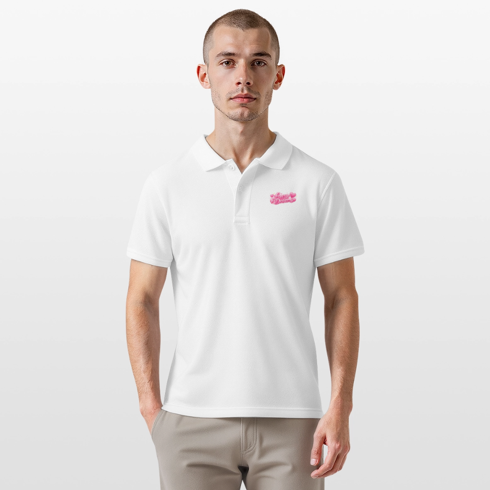 Lucy Dream Fan Polo-Shirt für Herren - white