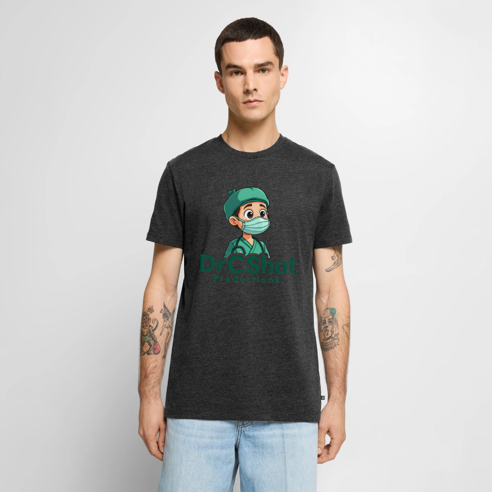 DrCShot Fan T-Shirt (Männer - Classic Fit) - anthrazit meliert - heather anthracite