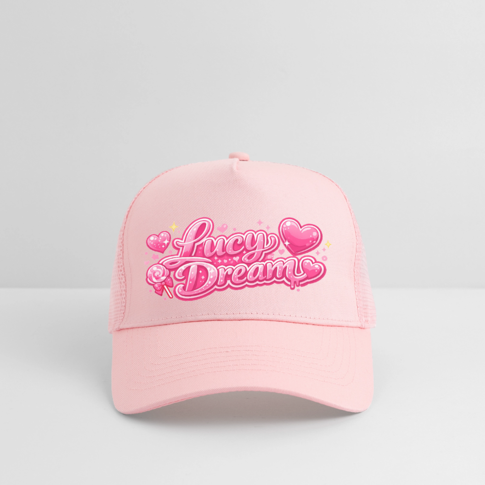 Lucy Dream Fan Trucker Cap - hellrosa - pale pink