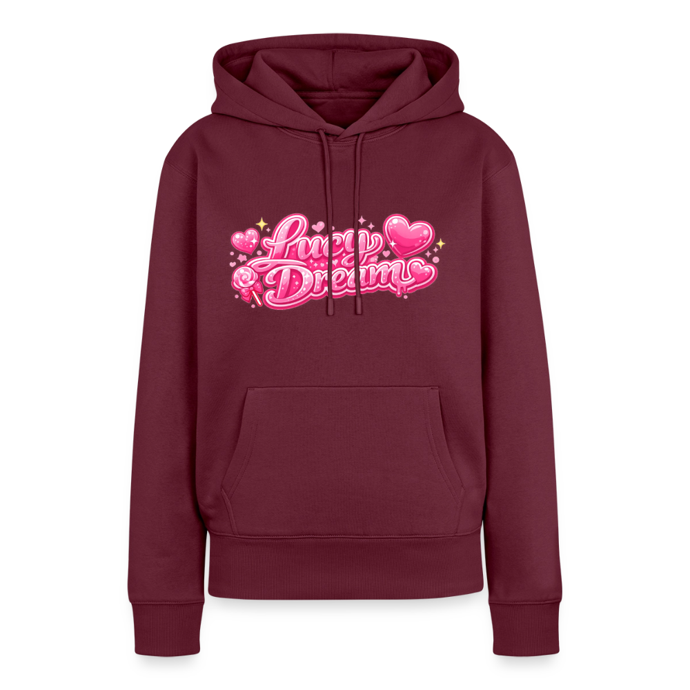 Lucy Dream Premium Fan Hoodie (Frauen) - burgunderrot - burgundy