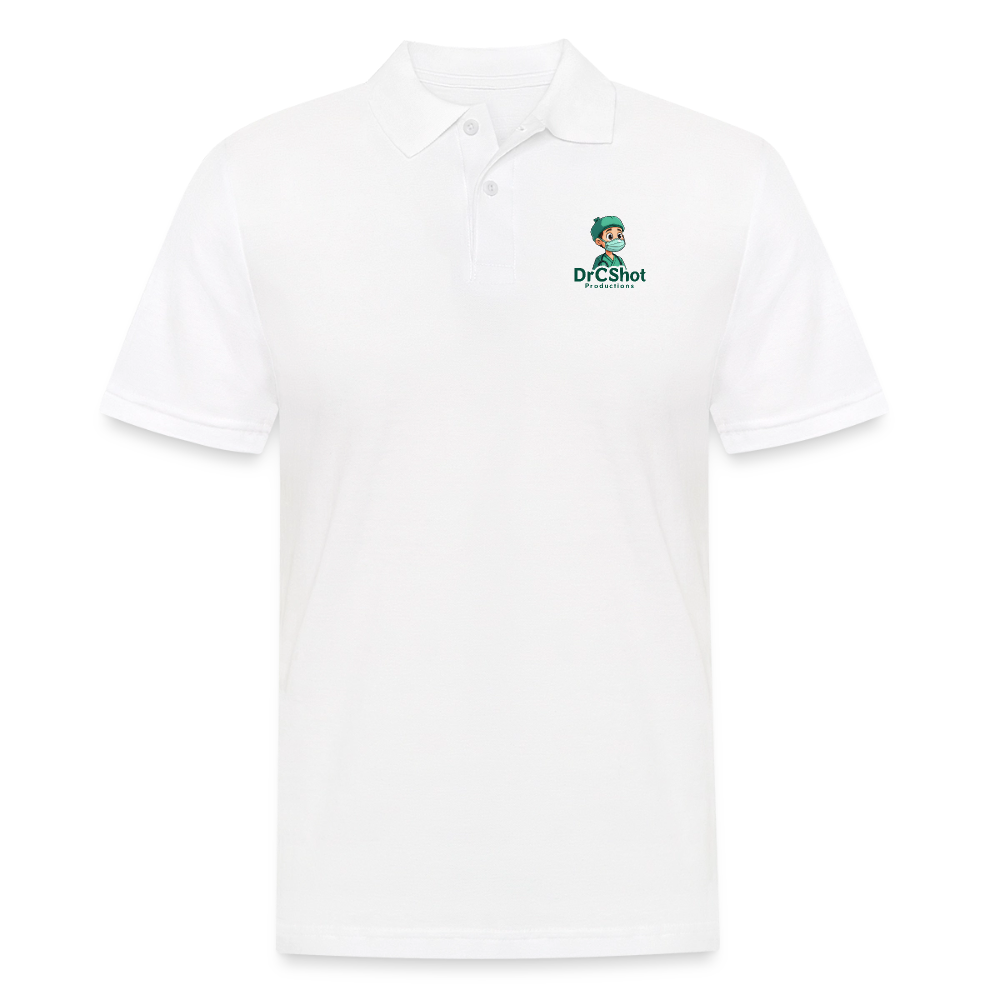 DrCShot Fan Polo-Shirt (Männer) - weiß - white