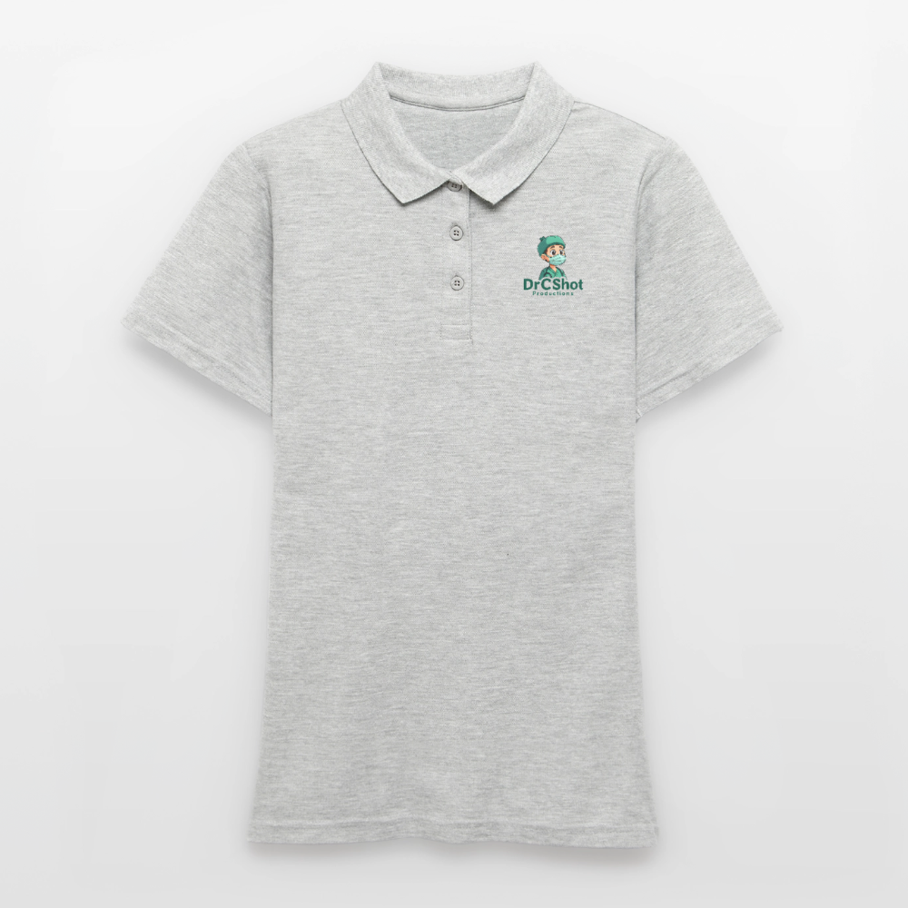 DrCShot Fan Polo-Shirt (Frauen) - grau meliert - heather grey