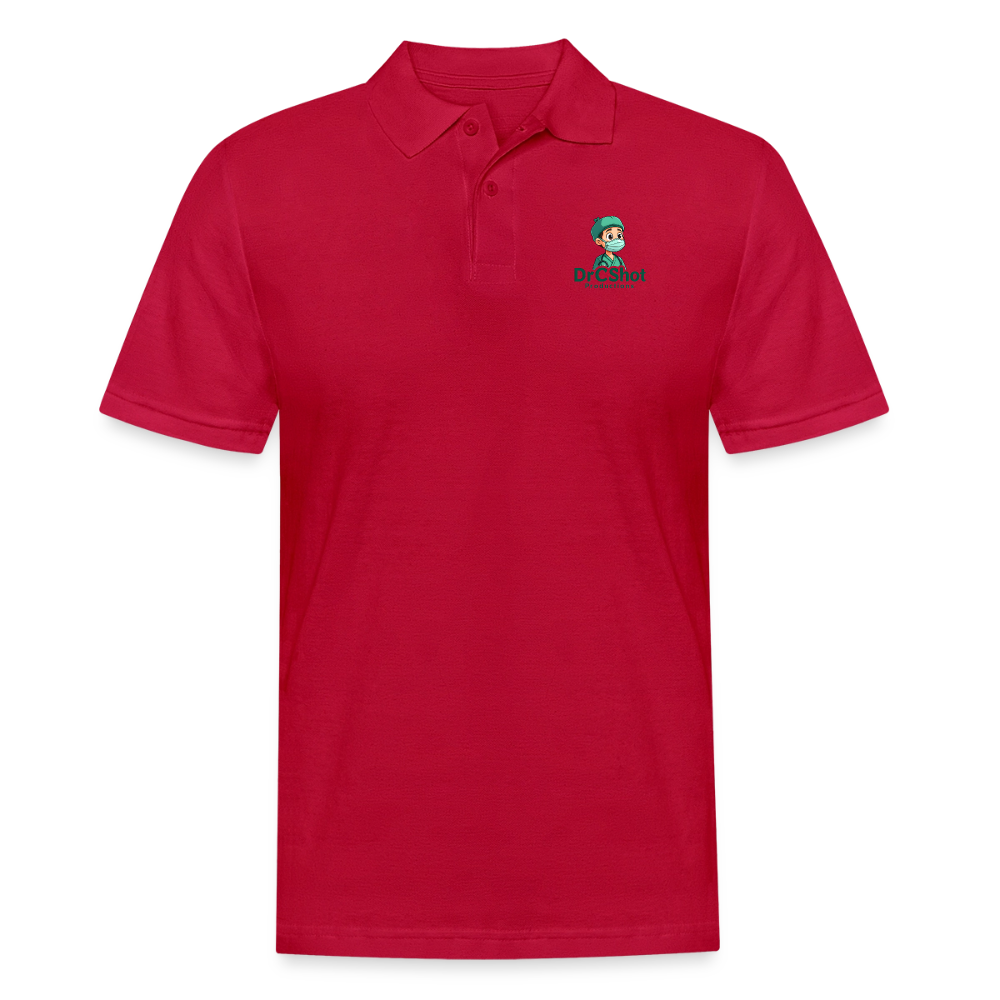 DrCShot Fan Polo-Shirt (Männer) - rot - cherry red
