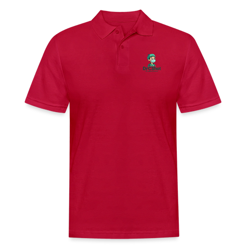 DrCShot Fan Polo-Shirt (Männer) - rot - cherry red