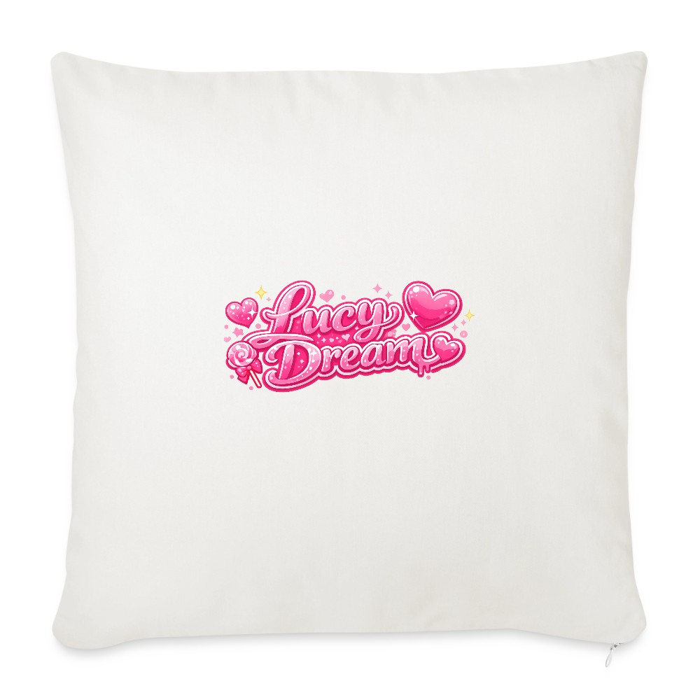 Lucy Dream Fan Kissenbezug (45x45 cm) - natural white