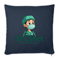 DrCShot Fan Kissenbezug (45x45 cm) - navy - navy