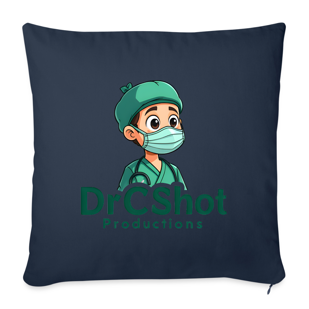 DrCShot Fan Kissenbezug (45x45 cm) - navy - navy