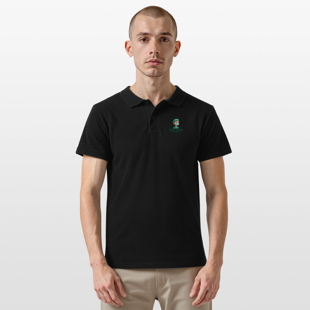 DrCShot Fan Polo-Shirt (Männer) - schwarz - black