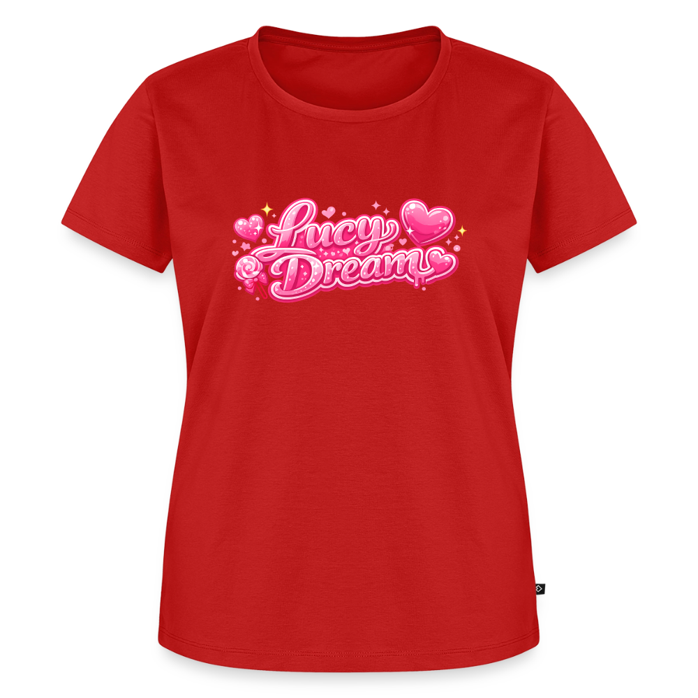 Lucy Dream Premium Fan T-Shirt (Frauen) - rot - red