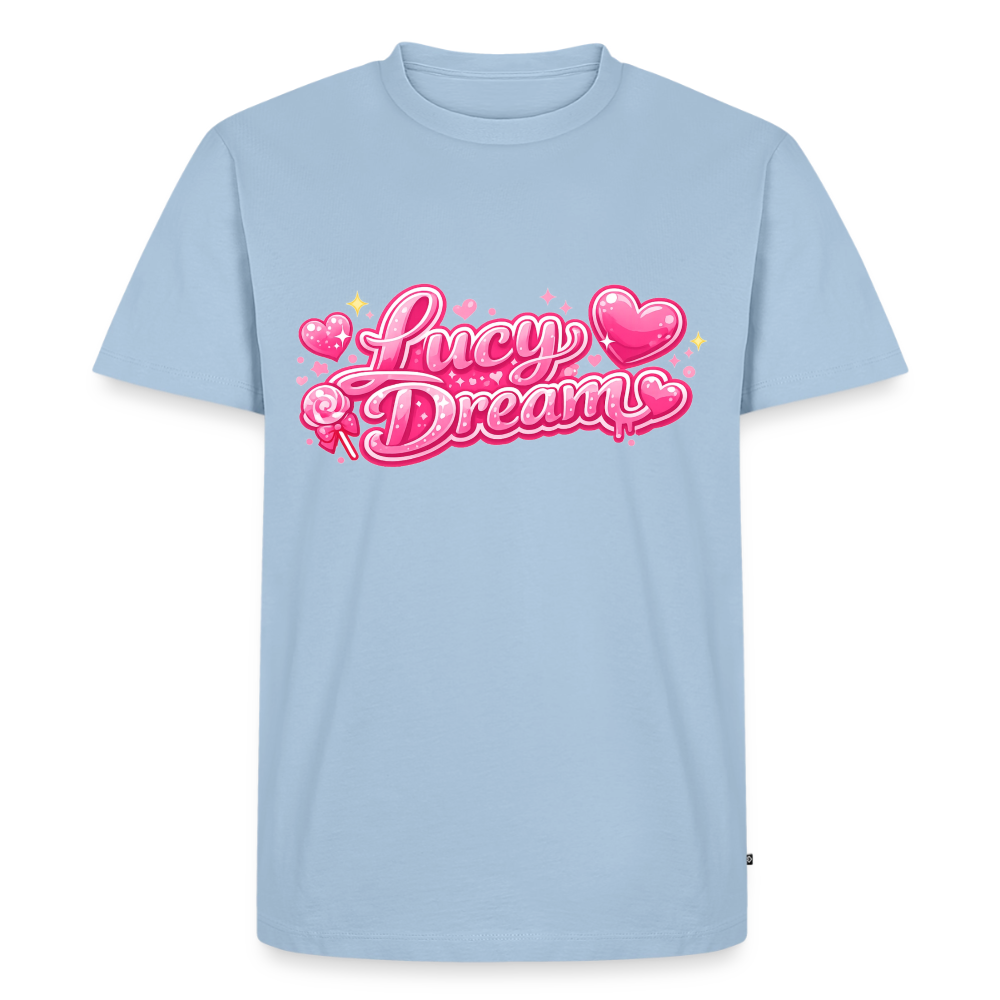 Lucy Dream Fan T-Shirt für Herren (Classic Fit) - hellblau - light blue