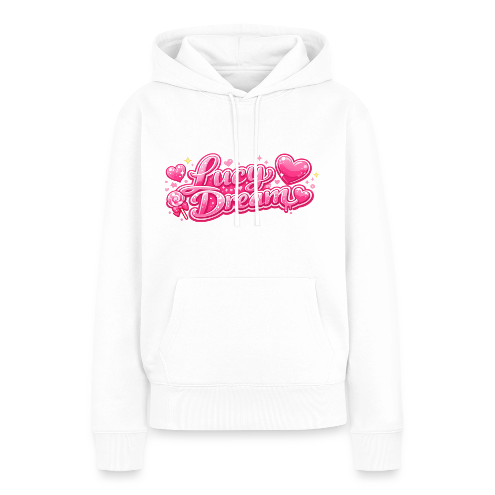 Lucy Dream Premium Fan Hoodie (Frauen) - weiß - white