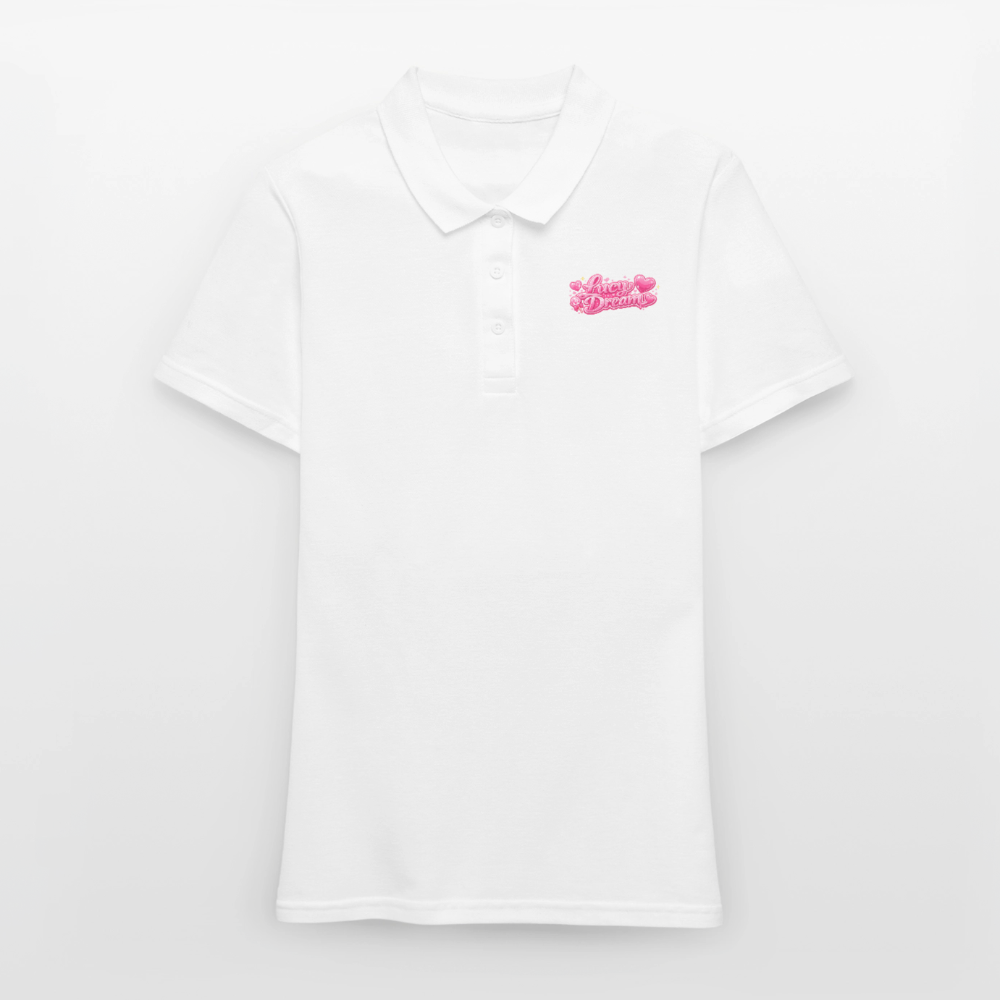Lucy Dream Fan Polo-Shirt für Damen - white
