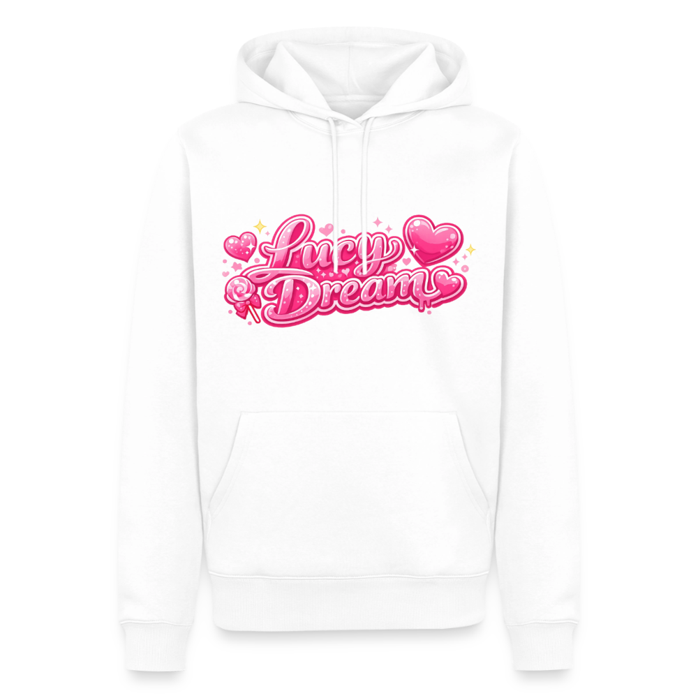 Lucy Dream Premium Fan Hoodie (Männer) - weiß - white