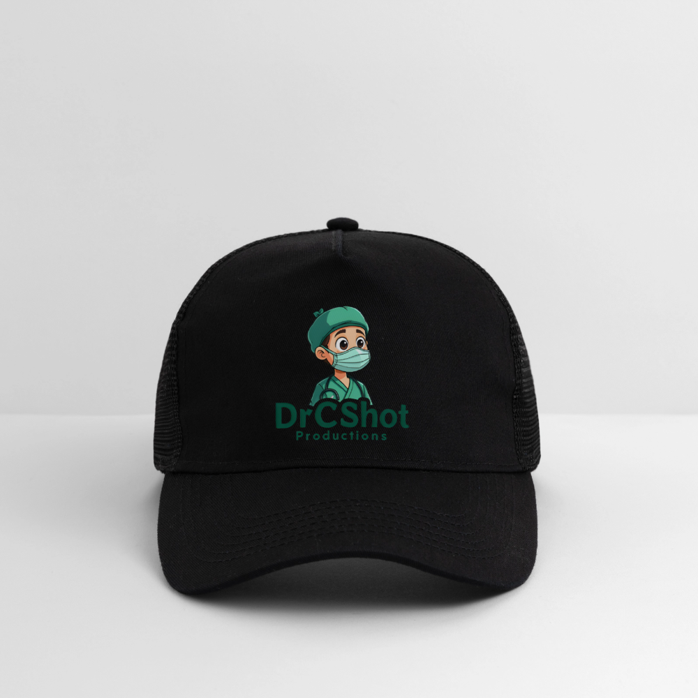 DrCShot Fan Trucker Cap - schwarz/schwarz - black/black