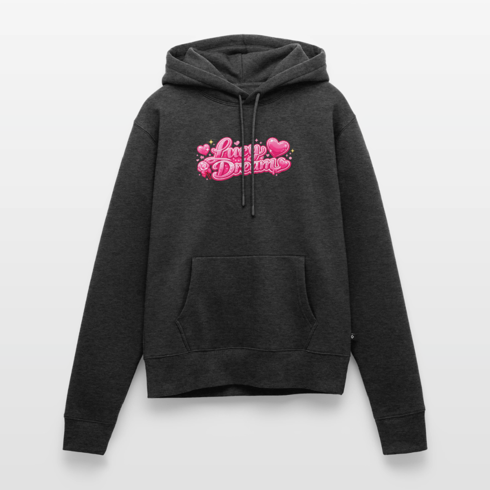 Lucy Dream Premium Fan Hoodie für Damen (Nachhaltig) - heather anthracite