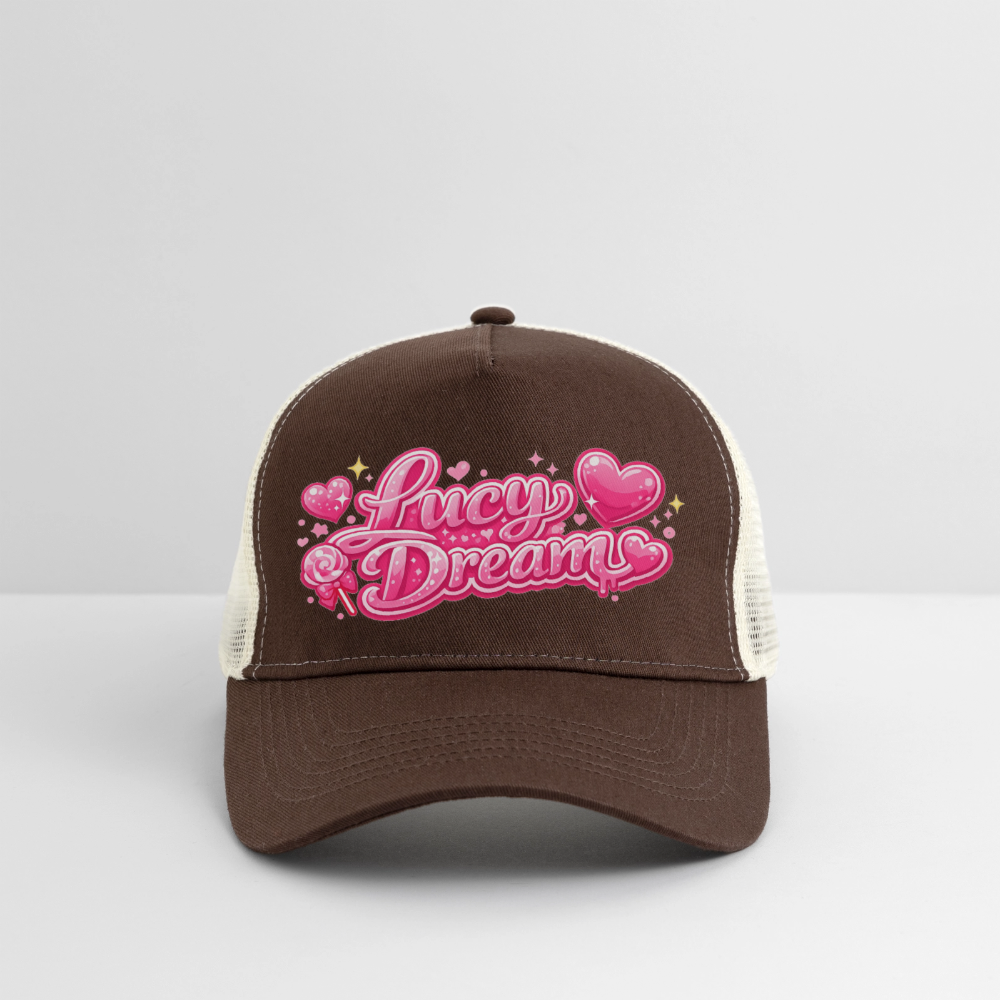 Lucy Dream Fan Trucker Cap - braun/beige - brown/beige