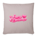 Lucy Dream Fan Kissenbezug (45x45 cm) - helles taupe - light taupe