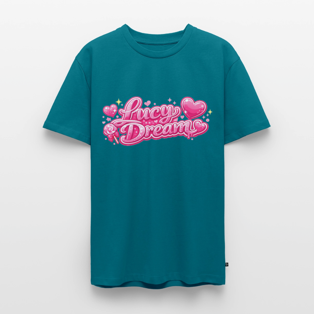 Lucy Dream Fan T-Shirt für Herren (Classic Fit) - petrol - petrol