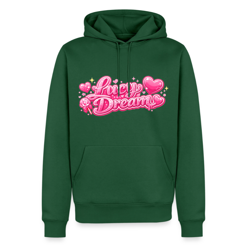 Lucy Dream Premium Fan Hoodie (Männer) - flaschengrün - bottle green