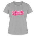 Lucy Dream Premium Fan T-Shirt (Frauen) - grau meliert - heather grey