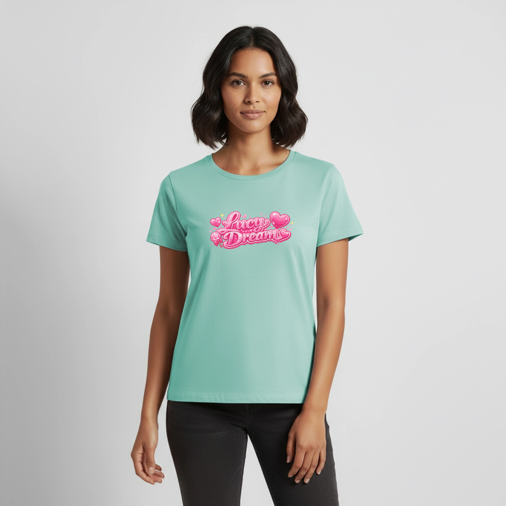 Lucy Dream Premium Fan T-Shirt (Frauen) - mint - mint 