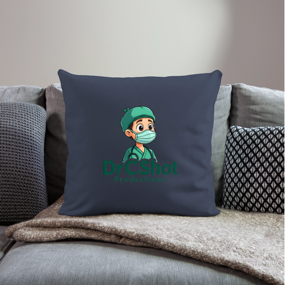 DrCShot Fan Kissenbezug (45x45 cm) - navy - navy