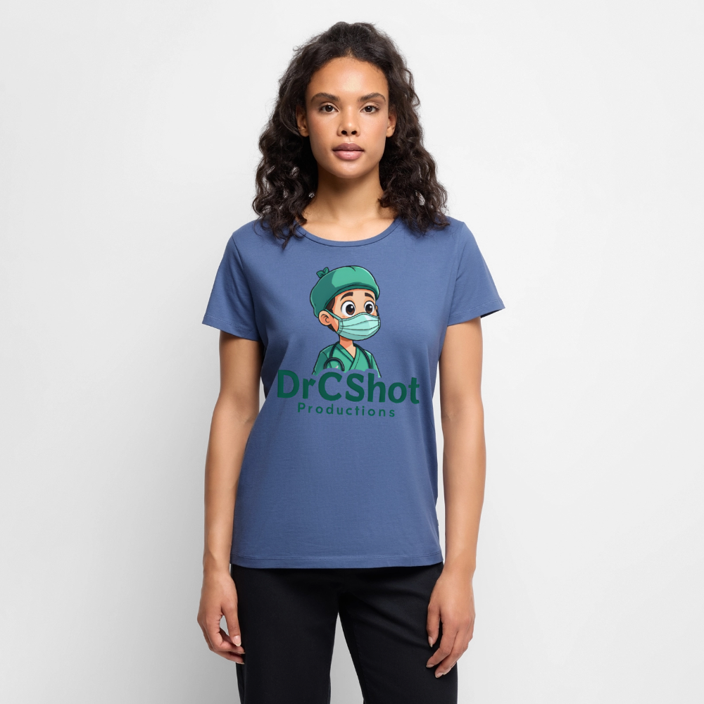 DrCShot Premium Fan T-Shirt (Frauen) - taubenblau - stone blue